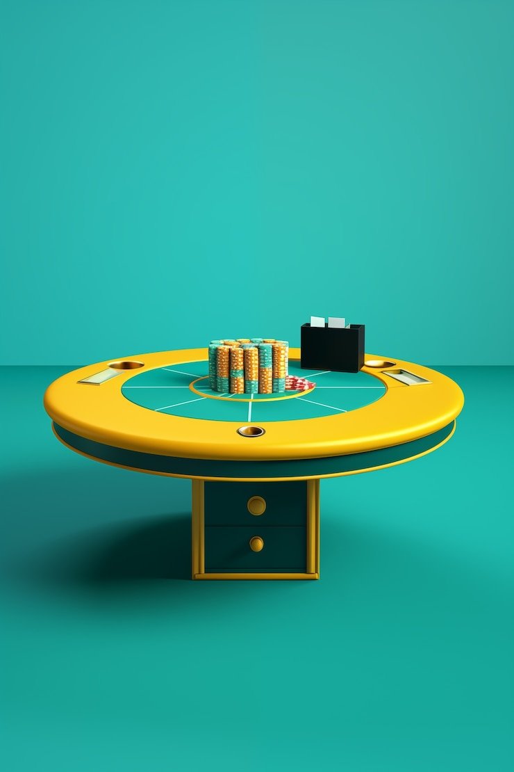 Sudut pandang multi-kamera dari studio Live Baccarat kspi menampilkan dealer dan kartu dengan detail HD